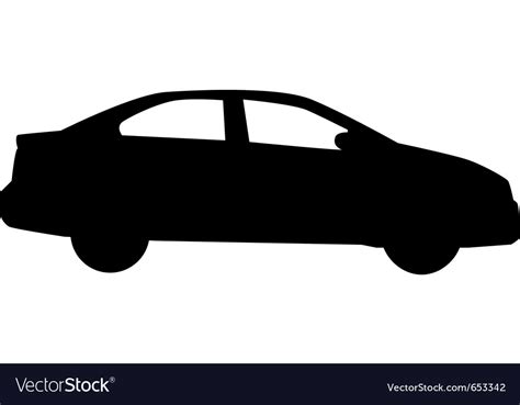 Car silhouette Royalty Free Vector Image - VectorStock