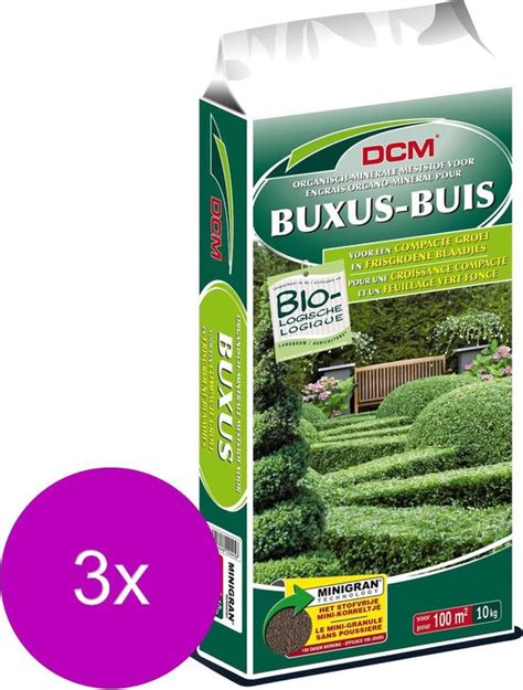 Dcm Meststof Buxus 100 M2 Siertuinmeststoffen 3 X 10 Kg Mg Bol