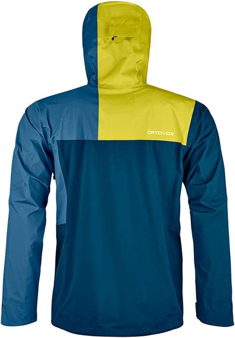 L Ortler Hardshelljacke Mit Kapuze Blau Herren Ortovox M Nner