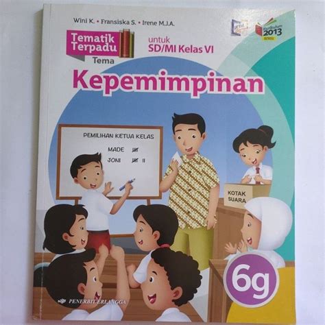 Jual Buku Pendidikan Tematik Terpadu Tema Kepemimpinan G Kurikulum