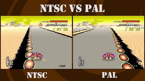 NTSC Vs PAL F Zero SNES Sand Ocean YouTube