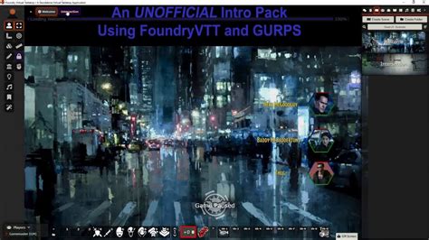 Unofficial Intro Pack For Playing Gurps On Foundry Vtt Youtube