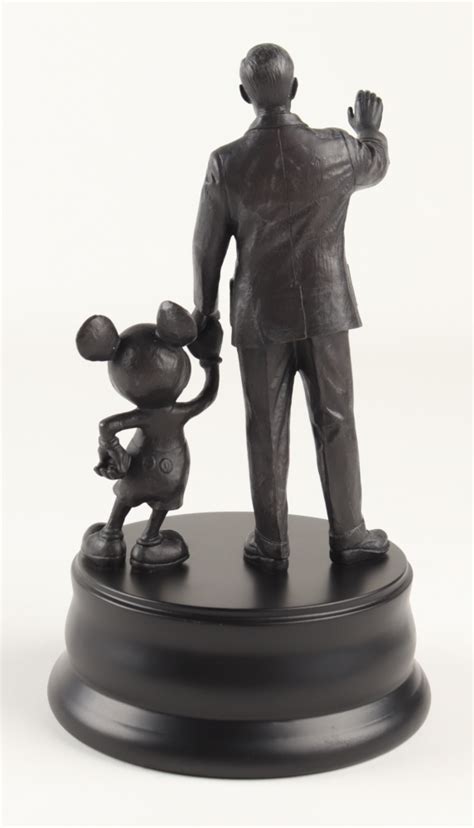 Partners Walt Disney Mickey Mouse Bronze Statue Pristine Auction