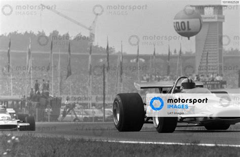 Denny Hulme Mclaren M A Ford Leads Henri Pescarolo Matra Ms