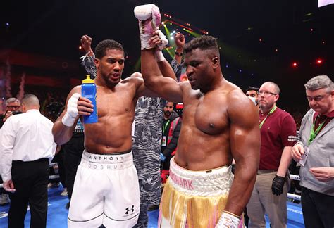 Francis Ngannou On Anthony Joshua Ko Shot That Was A Clean One