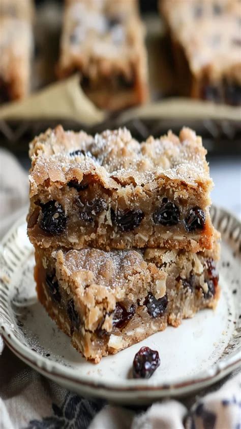 Old Fashioned Raisin Bars Recipe Easy Kitchen Guide