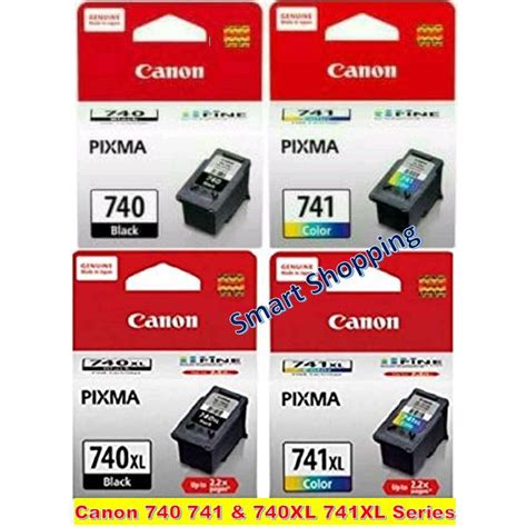 Canon 740 741 740XL 741XL PG 740 CL 741 Ink Cartridge Pixma Printers