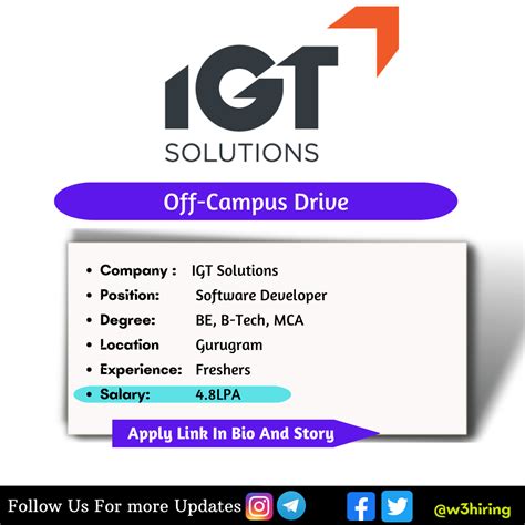 Igt Solutions Recruitment 2023 Hiring Software Developer Beb Tech