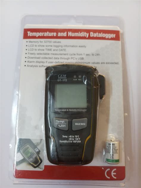 Lcd Digital Data Logger CEM Temperature And Humidity Datalogger DT 172