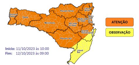 Defesa Civil Emite Novo Alerta Para Chuva Volumosa Entre Quarta E