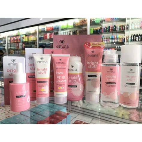 Jual Paket Skincare Emina Bright Stuff Series Lengkap Bisa Cod