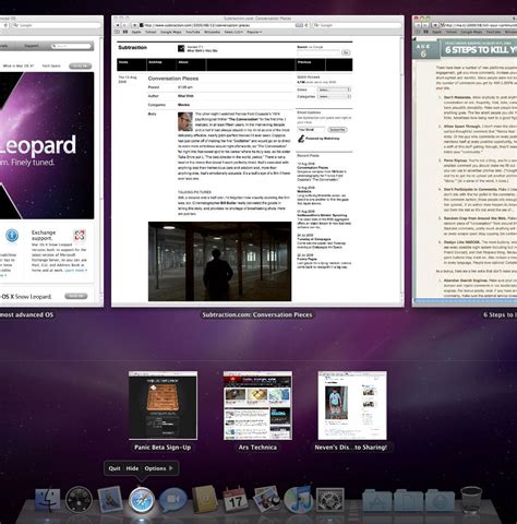 Mac Os X 10 6 Snow Leopard The Ars Technica Review Ars Technica