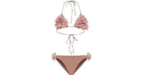 LaRevêche Shayna Bikini Swimsuit in Natural Lyst