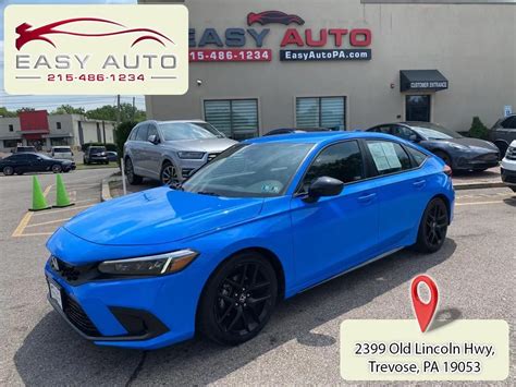 Used 2022 Honda Civic Sport For Sale In Trevose Pa Vin 19xfl2h8xne009357