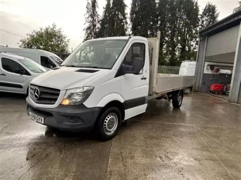 Mercedes Benz Sprinter Cdi Lwb Single Cab Dropside White Manual