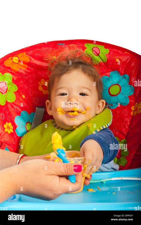 Woman Eating Messy Food Hi Res Stock Photography And Images Alamy