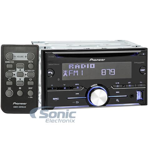 Pioneer FH X730BS Double DIN Bluetooth In Dash CD AM FM Digital Media