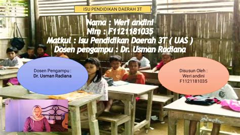 ISU PENDIDIKAN DAERAH 3T KAYONG UTARA YouTube