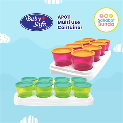 Jual Baby Safe Food Container Babysafe Multifood Cubes Freezer Pot