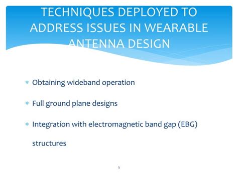 Wearable Antenna For Antenna Applications PPT