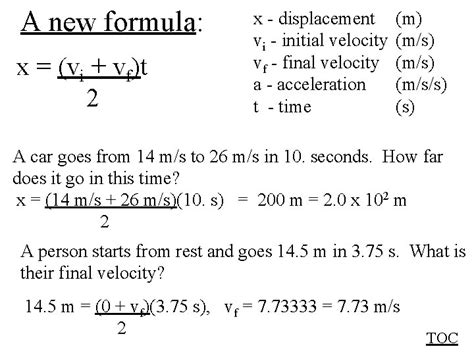 Equation For Final Velocity Without Time Tessshebaylo