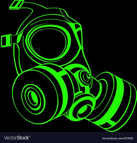 Gas Mask Royalty Free Vector Image VectorStock