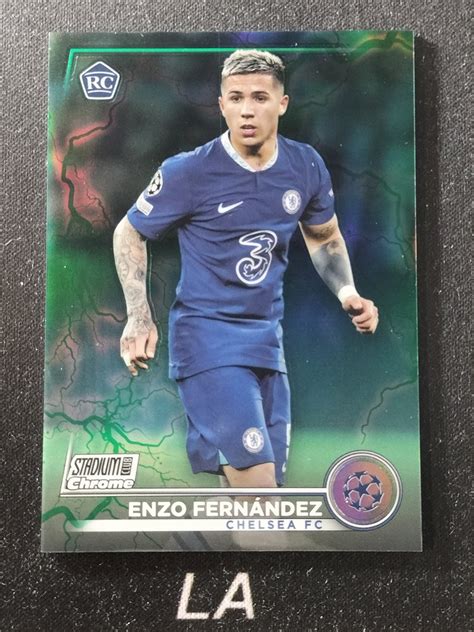 【la拍卖】22 23 Topps Stadium Club Chrome Enzo Fernandez 欧冠竞技场 新秀rc 恩佐