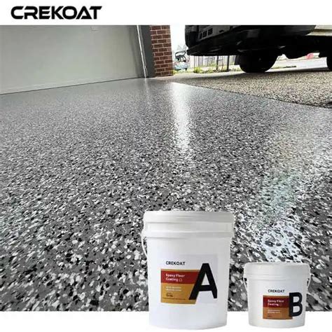 Clear Polyurea Exterior Epoxy Floor Coating Of Color Flakes China