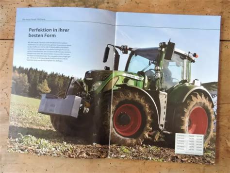 ORIG PROSPEKT FENDT 700 Vario Traktor Schlepper 36Seiten EUR 7 99