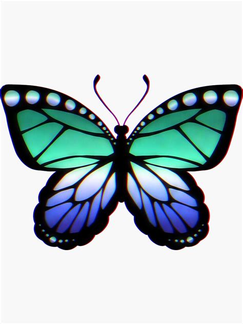 Mlm Gay Pride Butterfly Sticker For Sale By Sou Hiyori Redbubble