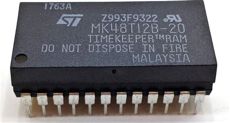 1 Piece MK48T12B20 TIMEKEEPER SRAM 16 Kbit 2Kb X 8 200ns Vcc 4