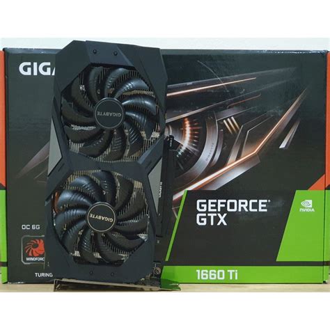 Gigabyte GTX 1660 Ti Windforce OC NVIDIA GEFORCE Used GPU GTX1660Super ...