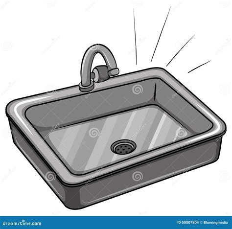 A Kitchen Sink Stock Vector Illustration Of Kitchenware 50807804