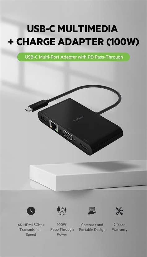 Belkin Usb C Multimedia Adapter Bm Innovations