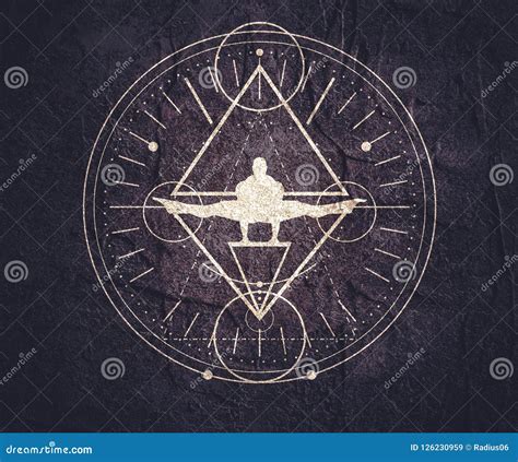 Esoteric Mystical Symbols Stock Image Image Of Masonic 126230959