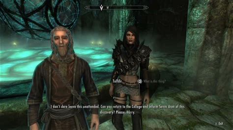 Serana Dialogue Add On College Of Winterhold Part 1 Youtube