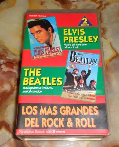 Elvis Presley The Beatles Los Mas Grandes Del Rock Vhs En Venta