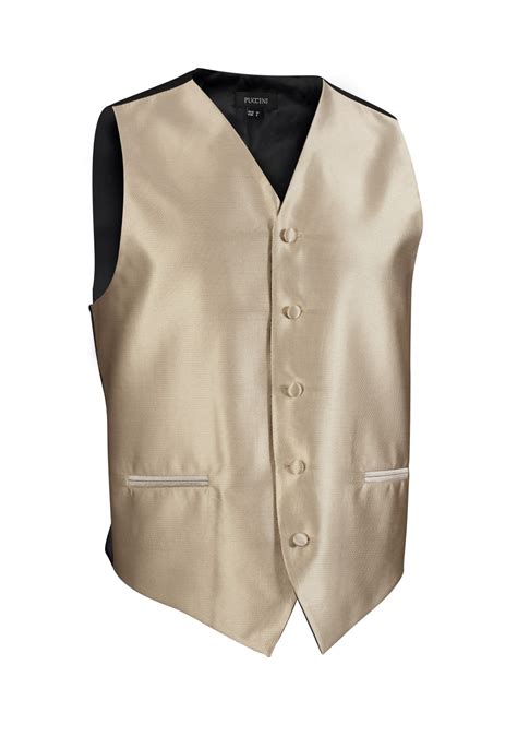 Formal Mens Vest In Golden Vest Bows N