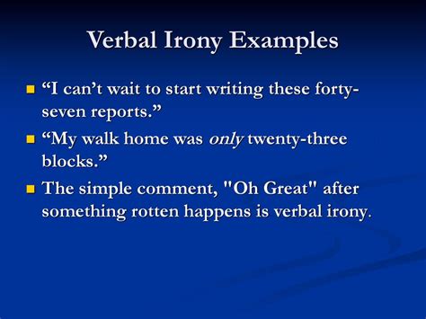 Ppt Irony Types Examples Powerpoint Presentation Off