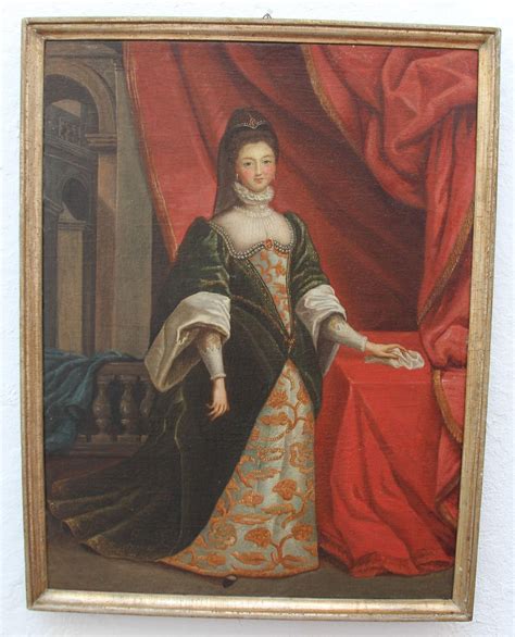 Th Century Baroque Portrait Of A Noble Lady Oil Painting Oil