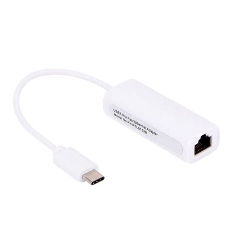 Type C Ethernet Adapter 10100mbps Network Card Rj45 Type C Usb C Lan Card Computers And Tech