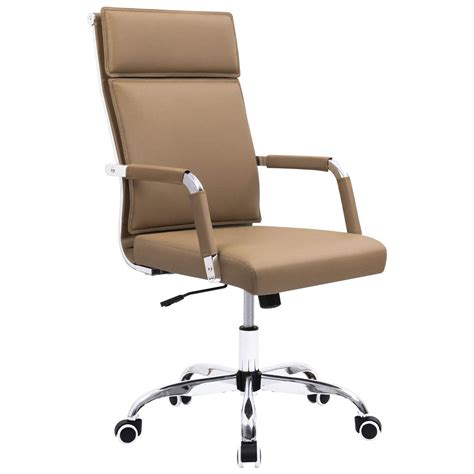 Vineego Mid Back Office Desk Chair Executive Adjustable Swivel Task