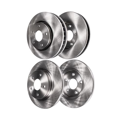 4pc Front And Rear Disc Brake Rotors Kit