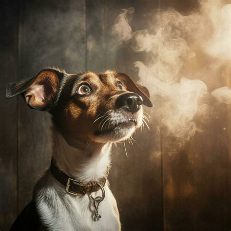 A curious dog investigating a mysterious smell 30681601 Stock Photo at