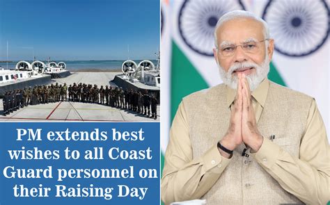 Pm Extends Best Wishes To All Coast Guard Personnel On Their Raising