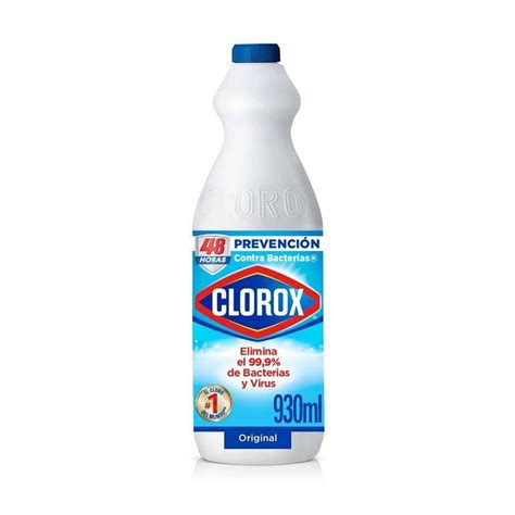 Blanqueador Clorox triple acción original 930 ml Walmart