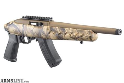 Armslist For Sale New Ruger Charger Lr Go Wild Camo Burnt Bronze