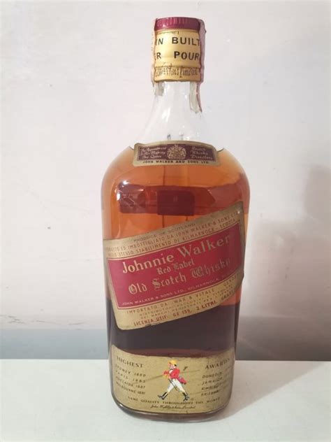 Johnnie Walker Red Label b Década de 1970 2 litros Catawiki