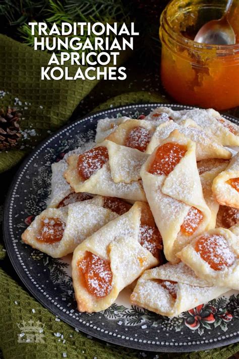 Traditional Hungarian Apricot Kolaches - Lord Byron's Kitchen