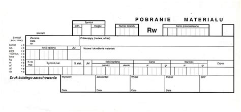 Druk Rw Pobranie Materia U Kopie